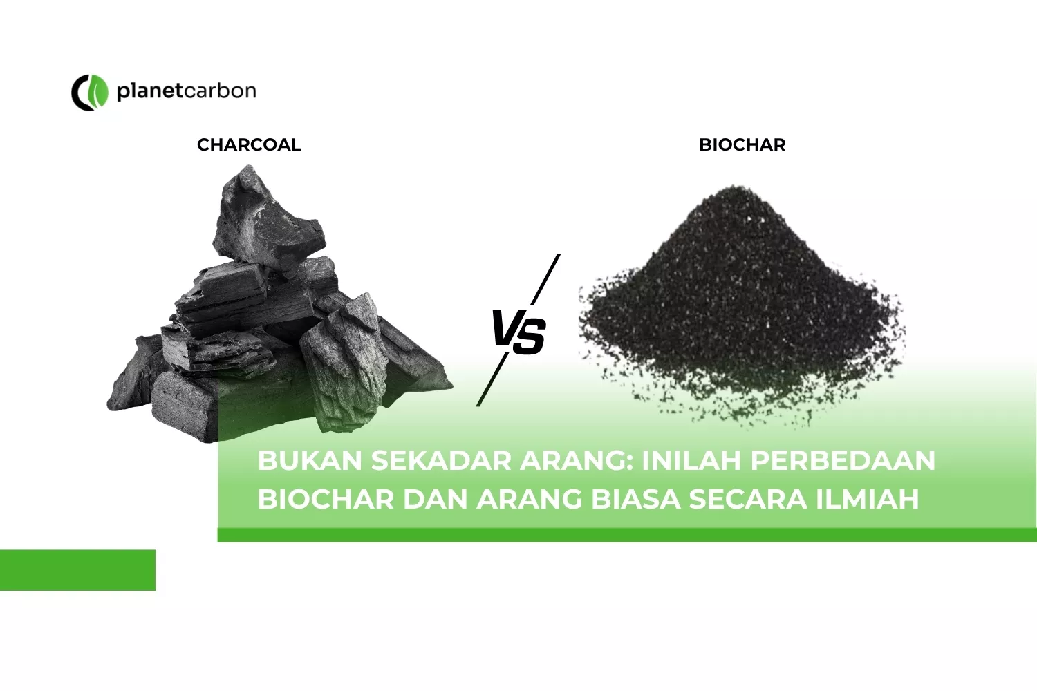 Inilah Perbedaan Biochar dan Arang Biasa Secara Ilmiah